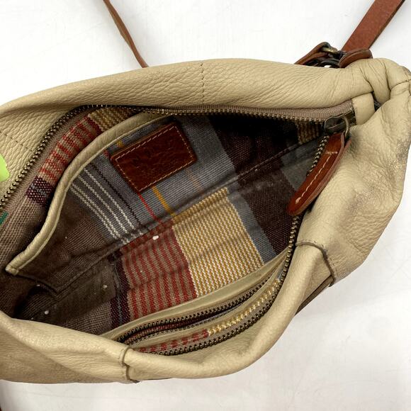 Will Leather Goods cream Rectangle Crossbody bag - Picture 4 of 7